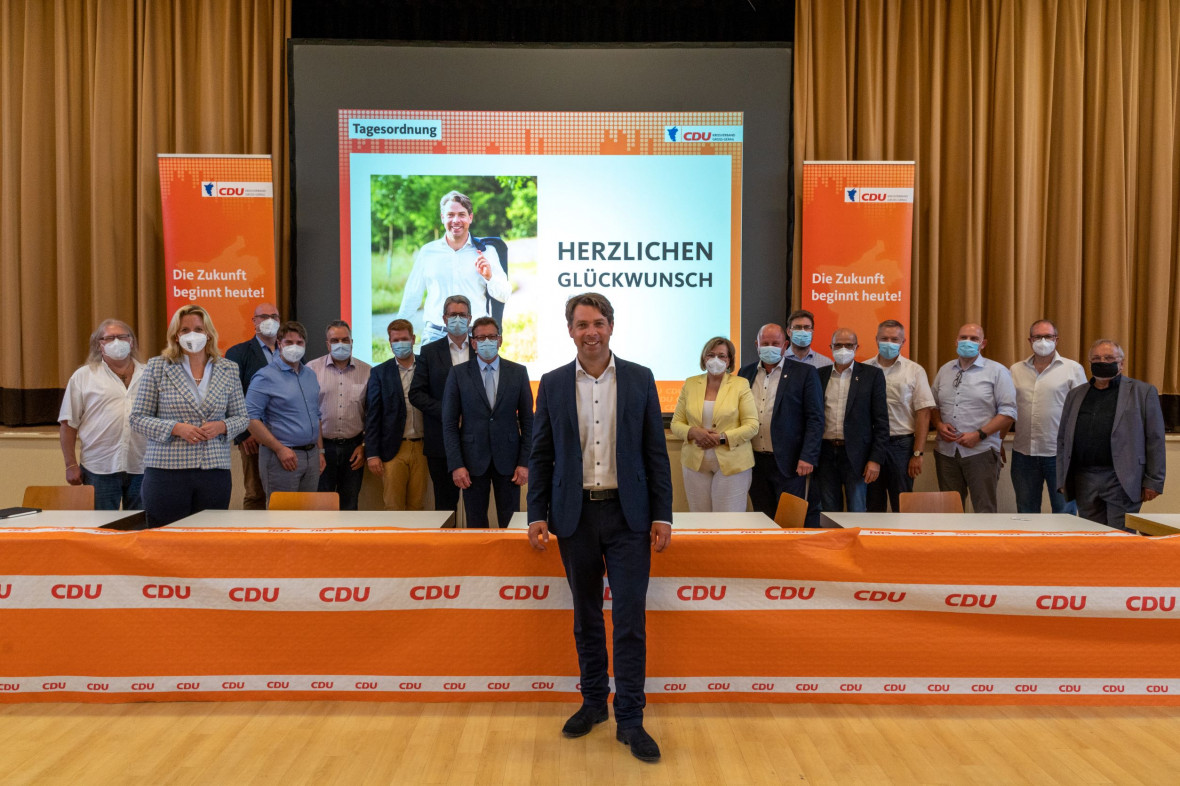 Die CDU steht geschlossen hinter ihrem Kandidaten Thies Puttnins-von Trotha